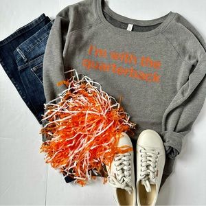 University of Tennessee Quarterback Football Player Long Sleeve Sweatshirt